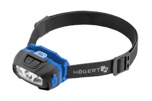 HOGERT LAMPA CZOŁOWA LED USB 6 FUNKCJI HT1E421