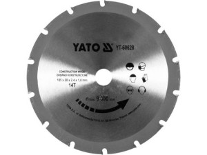 YATO TARCZA DO CIĘCIA PCV 185/14T 20MM YT-60628
