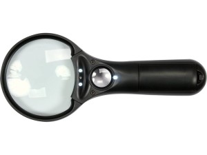 YATO LUPA DWIE SOCZEWKI 3X/45X Z PODŚWIETLENIEM LED YT-73845