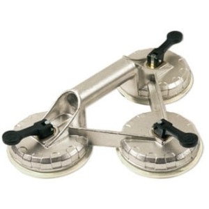 PIHER PRZYSSAWKA ALUMINIOWA POTRÓJNA VENAL 3 123 MM UDŹWIG 100 KG 30128 - DARMOWA WYSYŁKA