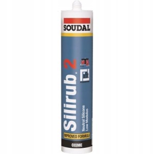 SOUDAL SILIKON NEUTRALNY BEZBARWNY 300 ML SILIRUB SIL-029