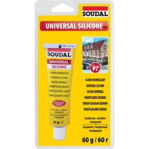 SOUDAL SILIKON UNIWERSALNY BEZBARWNY 60 ML SIL-013