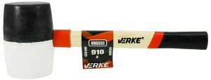 VERKE MŁOTEK GUMOWY TRZONEK DREWNIANY 910G V86551