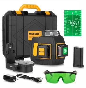 SMART LASER KRZYŻOWY 3-PŁASZCZYZNOWY WIĄZKA ZIELONA 40XL SM-06-03040G - DARMOWA WYSYŁKA