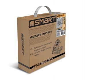 SMART GWOŹDZIE PIERŚCIENIOWE 34ST. OCYNKOWANE ŁĄCZONE PAPIEREM 3.1x90MM 2200 SZTUKI SM-05-3190PG - DARMOWA WYSYŁKA