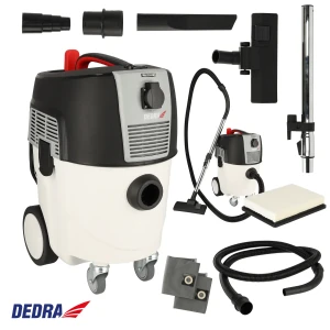DEDRA ODKURZACZ WARSZTATOWY 1600W AUTOMATYCZNY OTRZĄSACZ 30L DED6607 – DARMOWA WYSYŁKA