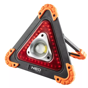 NEO TOOLS LAMPA BATERYJNA+ TRÓJKĄT OSTRZEGAWCZY 2W1 99-076
