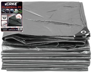 VERKE PLANDEKA UNIWERSALNA WZMACIANA 8X10 PE 120G V50027