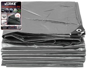 VERKE PLANDEKA UNIWERSALNA WZMACNIANA 3X5 M PE 120G V50022