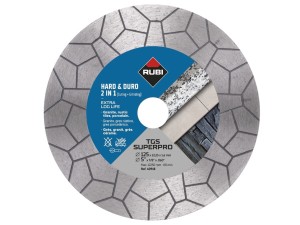 RUBI TARCZA DIAMENTOWA DO CIĘCIA I SZLIFOWANIA GRESU 125MM TGS SUPERPRO 40918 – DARMOWA WYSYŁKA