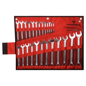 VORSTAHL ZESTAW KLUCZY PŁASKO-OCZKOWYCH CRV STEEL QUALITAT 6-32MM 25SZT 04416 – DARMOWA WYSYŁKA