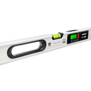 PRO POZIOMICA ELEKTRONICZNA Z MAGNESAMI IP65 80CM PRO900 BIAŁA E4080 – DARMOWA WYSYŁKA