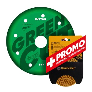 DISTAR TARCZA DIAMENTOWA DO CERAMIKI I GRESU 125X1.2X8X22.23 GREEN CUT TARCZA POLERKA 100X3X15 10179023015/PROMO
