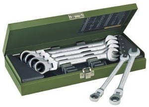 PROXXON ZESTAW KLUCZY PŁASKO-OCZKOWYCH Z GRZECHOTKĄ I PRZEGUBEM 8-19MM 7SZT MICROSPEEDER 23068 – DARMOWA WYSYŁKA