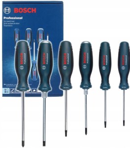 BOSCH ZESTAW WKRĘTAKÓW SL TX PZ PH 6SZT (1600A02CV3) BOSCH-1600A02CV3