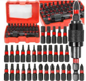 VERKE ZESTAW BITÓW UDAROWYCH DO WKRĘTARKI HEX TORX BITY UDAROWE 32SZT V39204