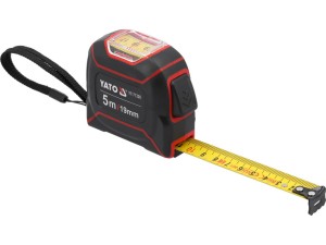 YATO MIARA ZWIJANA 5MX19MM Z GÓRNYM ODCZYTEM YT-71320