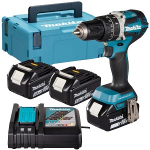 MAKITA AKUMULATOROWA WIERTARKO-WKRĘTARKA UDAROWA LI-ION 18V 54NM 3X5.0AH DHP484RTJ – DARMOWA WYSYŁKA