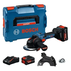 BOSCH SZLIFIERKA KĄTOWA EXPERT EXWS18V-15S, 2X8.0AH L-BOXX (0.601.9M6.003) – DARMOWA WYSYŁKA