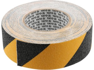 YATO TAŚMA ANTYPOŚLIZGOWA ŻÓŁTO-CZARNA 50MMX18M YT-72505
