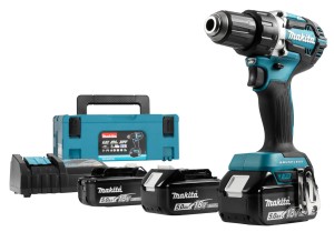 MAKITA WIERTARKO-WKRĘTARKA 18V LI-ION 3X5.0AH 54NM WALIZKA DDF484RT3J – DARMOWA WYSYŁKA