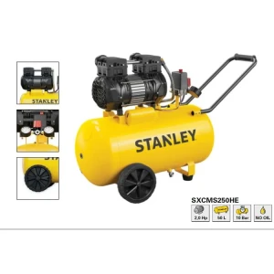 STANLEY KOMPRESOR BEZOLEJOWY CICHY 50L 10BAR 69DB SXCMS250HE – DARMOWA WYSYŁKA