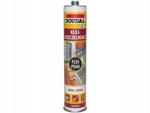 SOUDAL KLEJ USZCZELNIACZ (SOUDAFLEX FC40) PU40 SZARY 300ML POLIURETAN(158305)