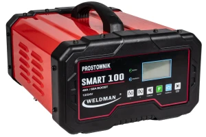 WELDMAN PROSTOWNIK Z ROZRUCHEM INWERTOROWY SMART 100 12/24V 104531 – DARMOWA WYSYŁKA