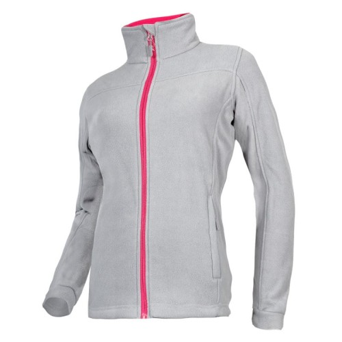 LAHTI PRO ROZ. 2XL BLUZA POLAROWA SZARO-RÓŻOWA DAMSKA L4010605