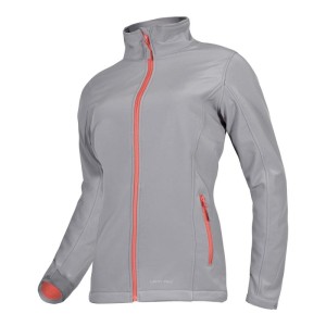 LAHTI PRO ROZ. M KURTKA SOFT-SHELL DAMSKA SZARO-POMARAŃCZOWA L4090402