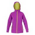 LAHTI PRO ROZ. 2XL KURTKA SOFT-SHELL DAMSKA FIOLETOWO-ZIELONA Z KAPTUREM L4090505