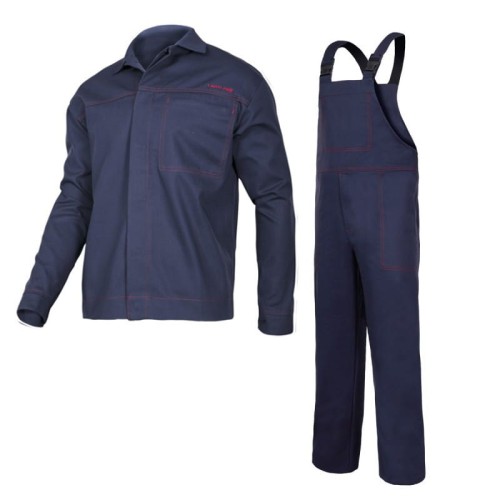 LAHTI PRO ODZIEŻ SPAWALNICZA KOMPLET BLUZA + OGRODNICZKI ROZMIAR XL (A) L4140314