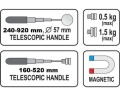 YATO ZESTAW INSPEKCYJNY LUSTERKO + CHWYTAK YT-0662