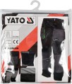 YATO ROZ. S SPODNIE ROBOCZE CZARNO-SZARO-ZIELONE YT-80164