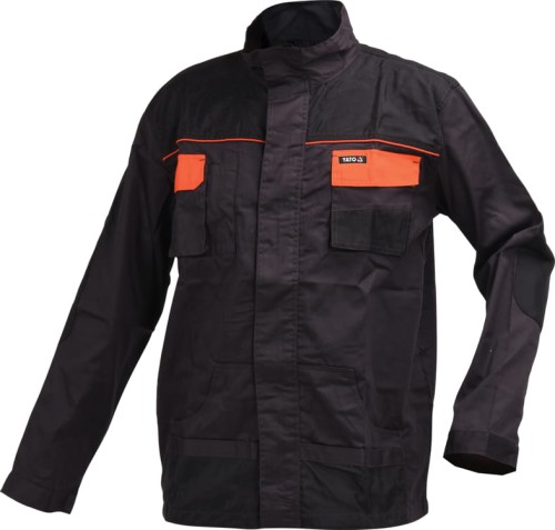 YATO ROZ. L/XL BLUZA ROBOCZA CZARNA Z CZERWONYMI WSTAWKAMI YT-80903