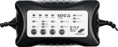 YATO PROSTOWNIK ELEKTRONICZNY 12/16V 1/4A 200AH YT-8300
