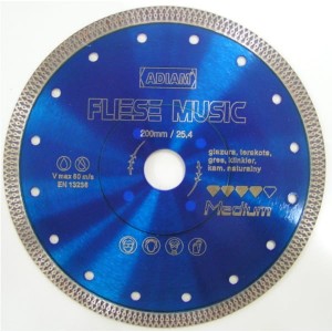ADIAM TARCZA DIAMENTOWA FLIESE MUSIC 250x25,4-22,2MM 110050 - DARMOWA WYSYŁKA