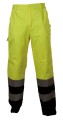 BETA ROZ. XXL SPODNIE ROBOCZE DO PASA OSTRZEGAWCZE VWTC07-2BYN