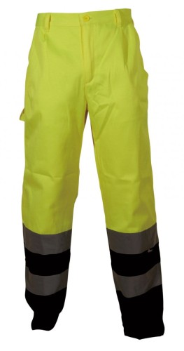 BETA ROZ. XXL SPODNIE ROBOCZE DO PASA OSTRZEGAWCZE VWTC07-2BYN
