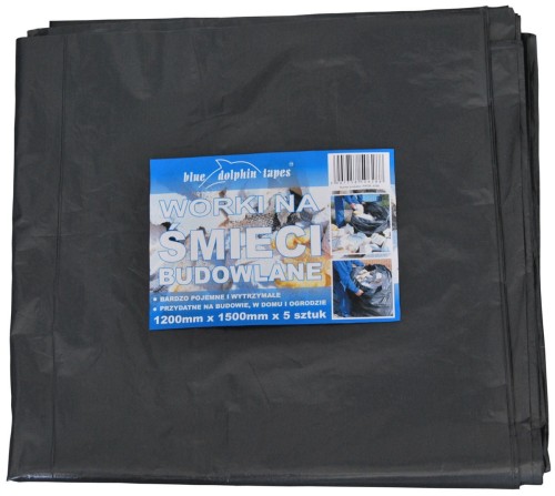 BLUE DOLPHIN WORKI NA ŚMIECI BUDOWLANE 1200x1500MM 5 SZTUK WNSB_06288