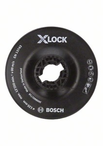 BOSCH TALERZ OPOROWY FIBRA TWARDY 125MM X-LOCK 2608601716