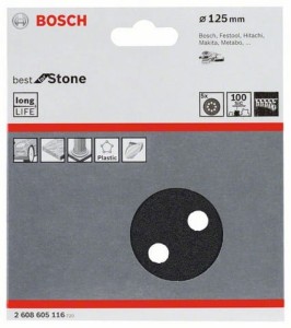 BOSCH PAPIER ŚCIERNY F355 DO SZLIFIEREK MIMOŚRODOWYCH 125MM ZIARNISTOŚĆ 80 OPAKOWANIE 5 SZTUK 2608605115