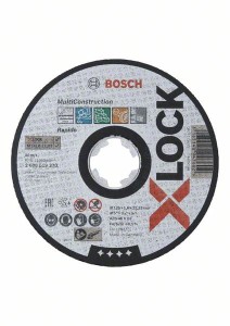 BOSCH TARCZA X-LOCK MULTI MATERIAL 125x1,6x22,2MM 2608619270