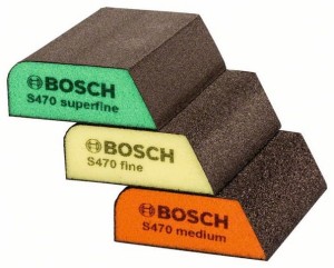 BOSCH ZESTAW GĄBEK SZLIFIERSKICH 3-CZĘŚCIOWY 2608621252