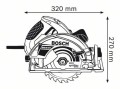 BOSCH PILARKA TARCZOWA GKS 65 GCE 1800W  (0601668901) - DARMOWA WYSYŁKA
