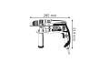 BOSCH  WIERTARKA UDAROWA GSB 1600 701W (0.601.218.121)