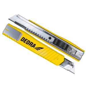 DEDRA NÓŻ METALOWY Z OSTRZEM ŁAMANYM 18MM M9009