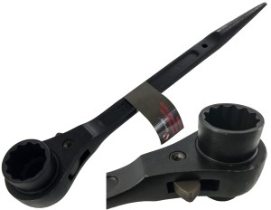 DEGET KLUCZ Z GRZECHOTKĄ DO RUSZTOWAŃ 19-22 MM CZARNY V39148