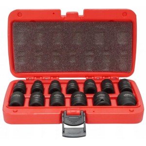 VERKE NASADKI UDAROWE KRÓTKIE 1/2" 13EL 10-24MM V39460 - DARMOWA WYSYŁKA