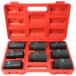VERKE ZESTAW NASADEK UDAROWYCH 3/4" 24-38 MM V39470 - DARMOWA WYSYŁKA